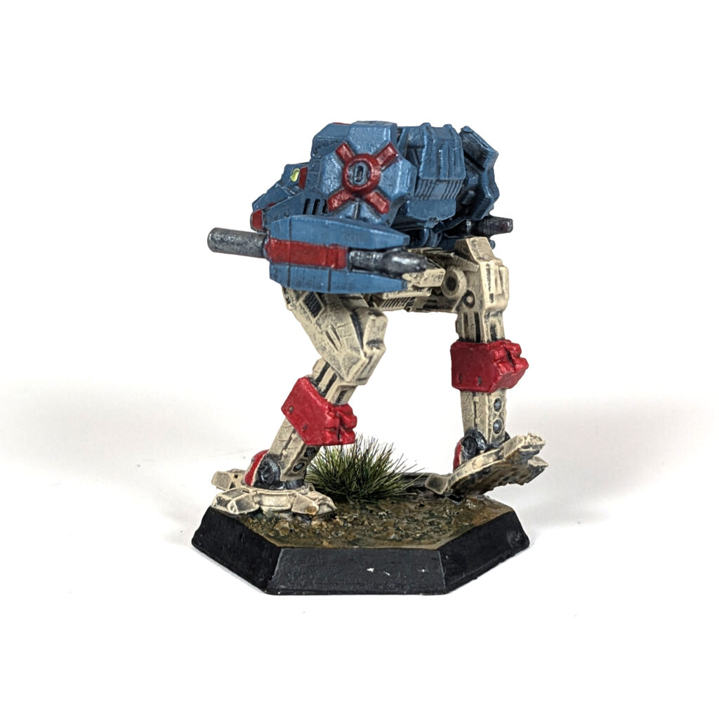 Dominator miniature painted blue and tan